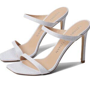 Stuart Weitzman Aleena 100 White heeled sandals